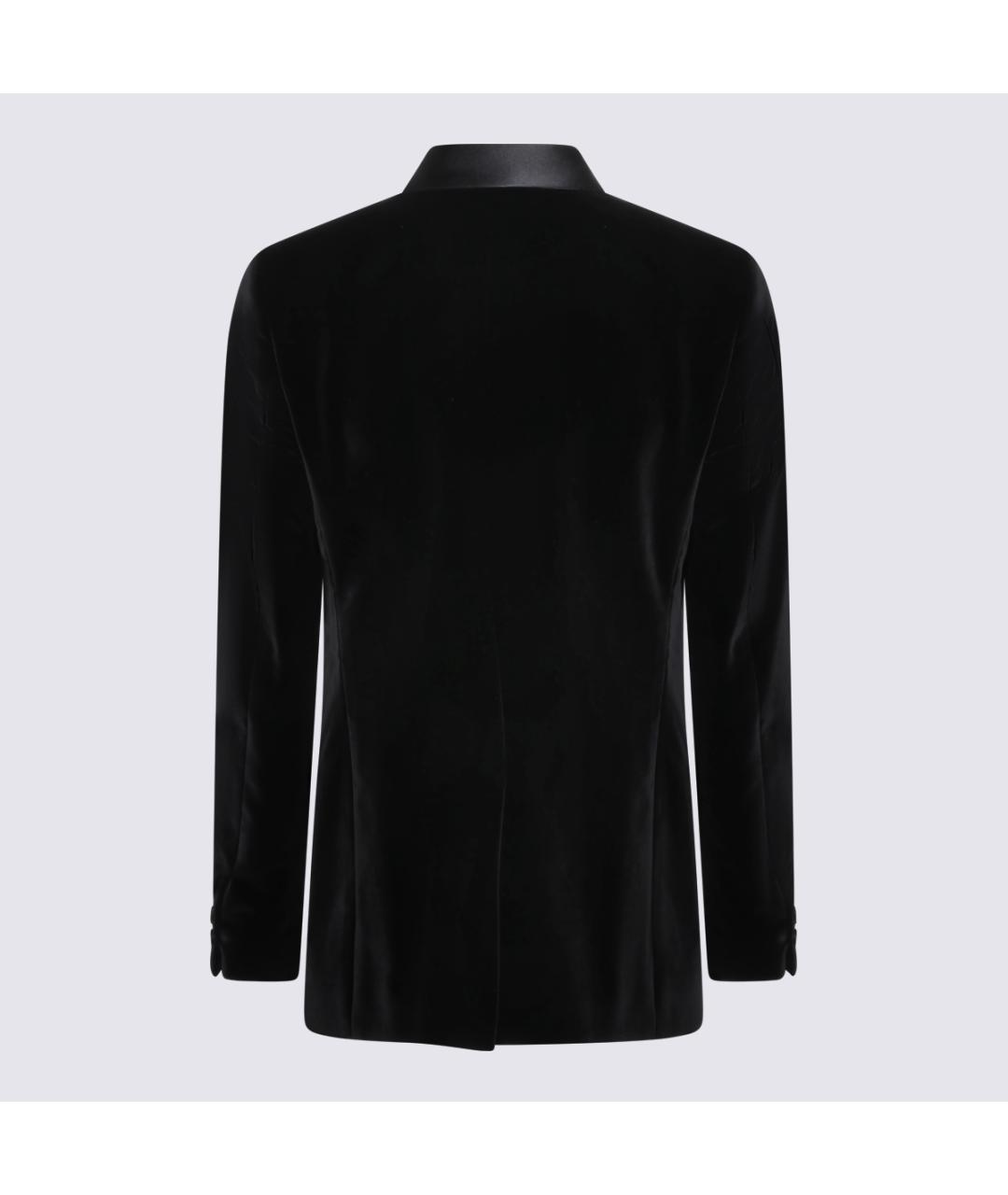 FENDI Черный хлопковый пиджак, фото 2