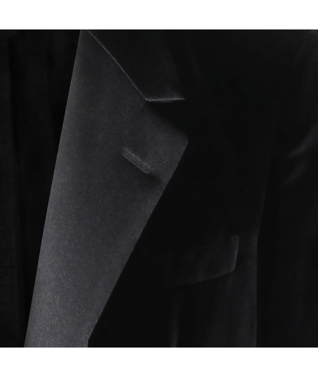 FENDI Черный хлопковый пиджак, фото 3
