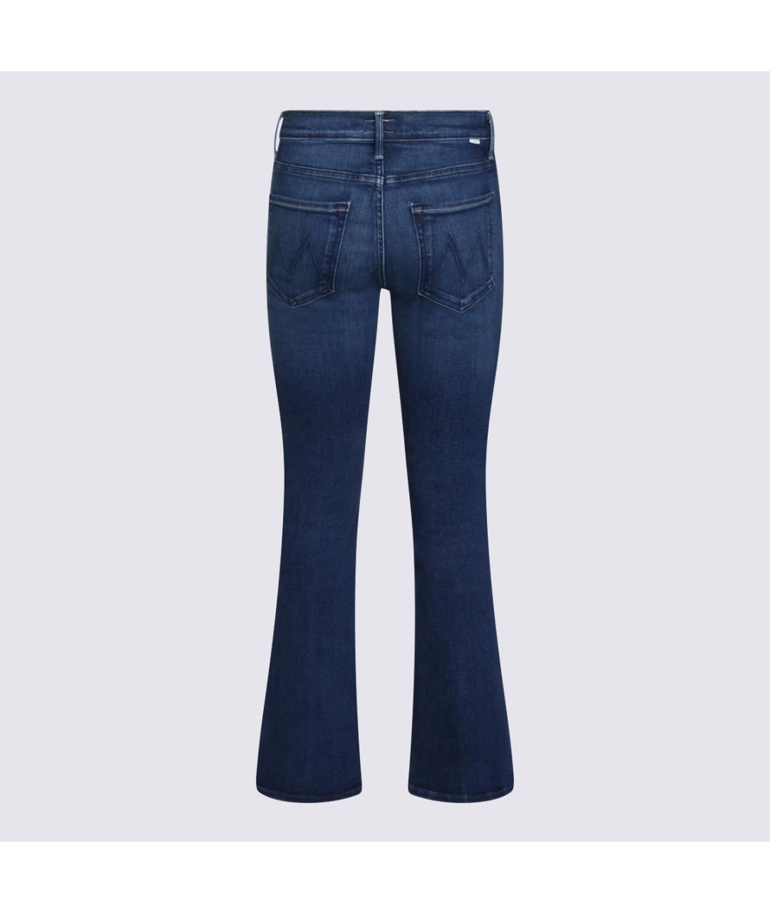 MOTHER Синие хлопковые джинсы клеш, фото 3