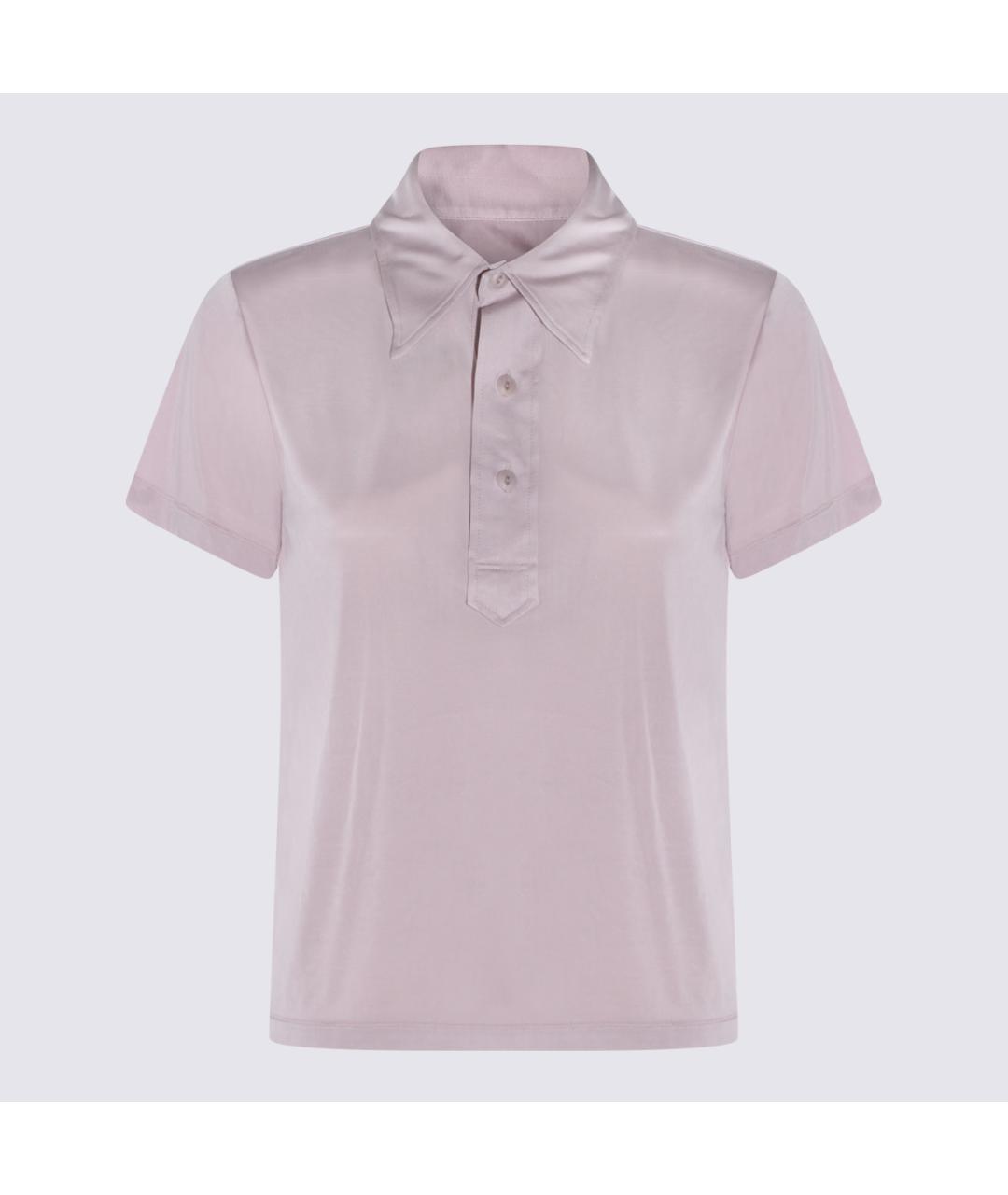 MAISON MARGIELA Розовая хлопковая футболка, фото 4