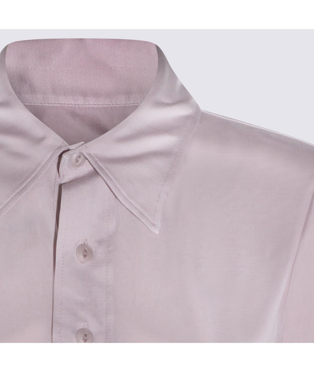 MAISON MARGIELA Розовая хлопковая футболка, фото 3