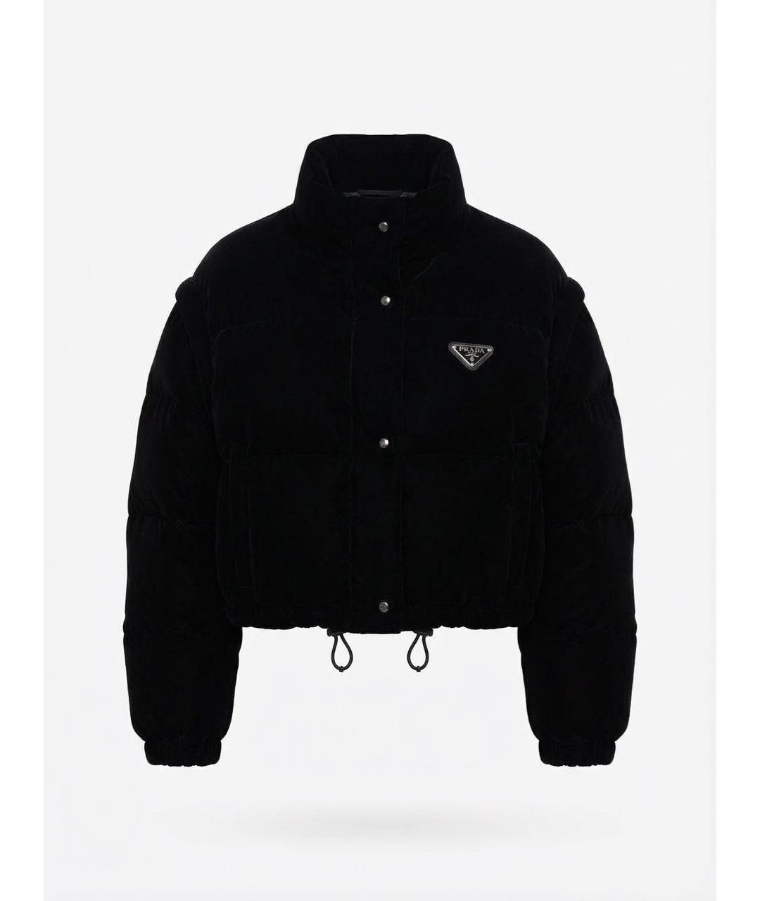 PRADA Черная бархатная куртка, фото 8