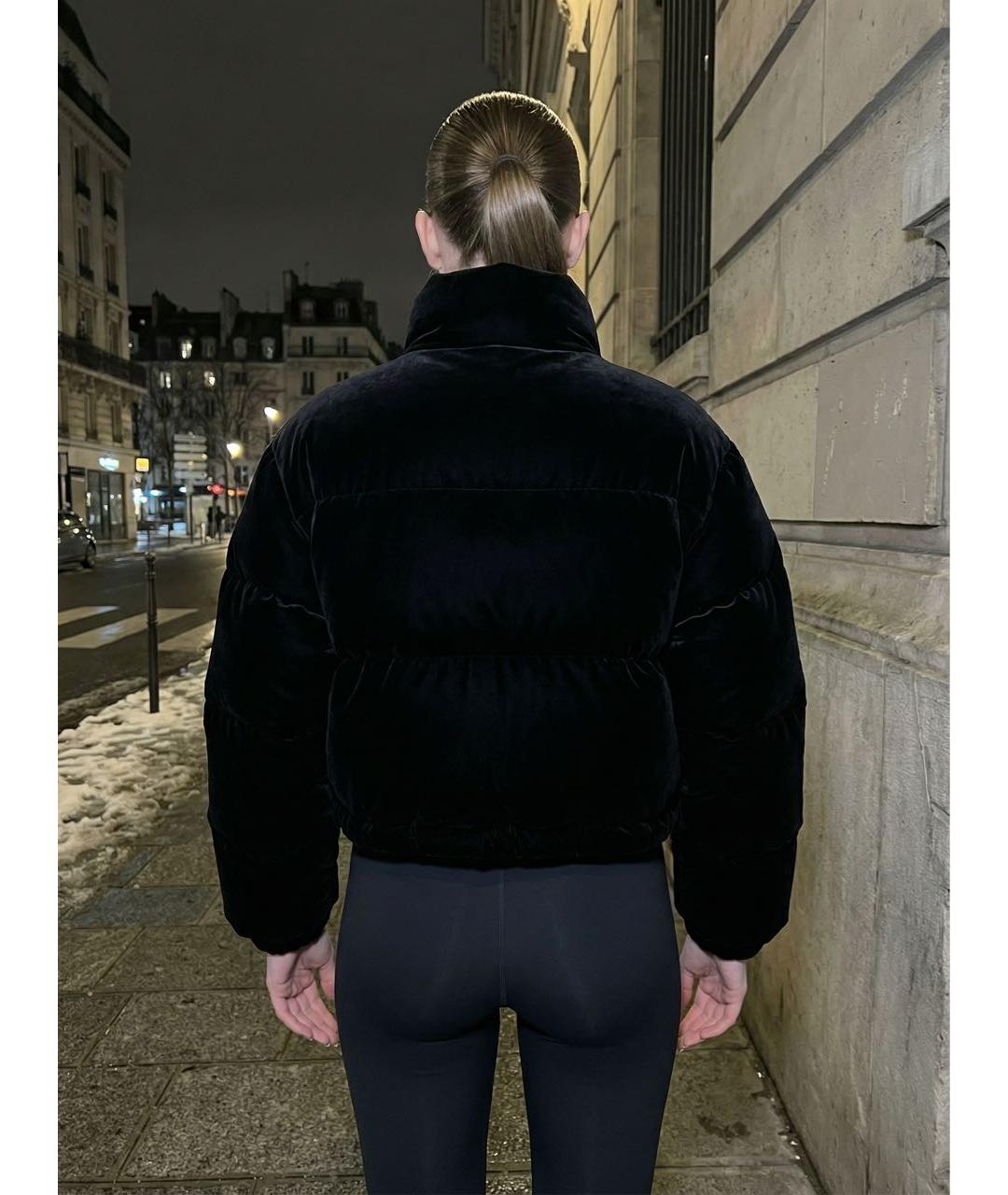 PRADA Черная бархатная куртка, фото 2