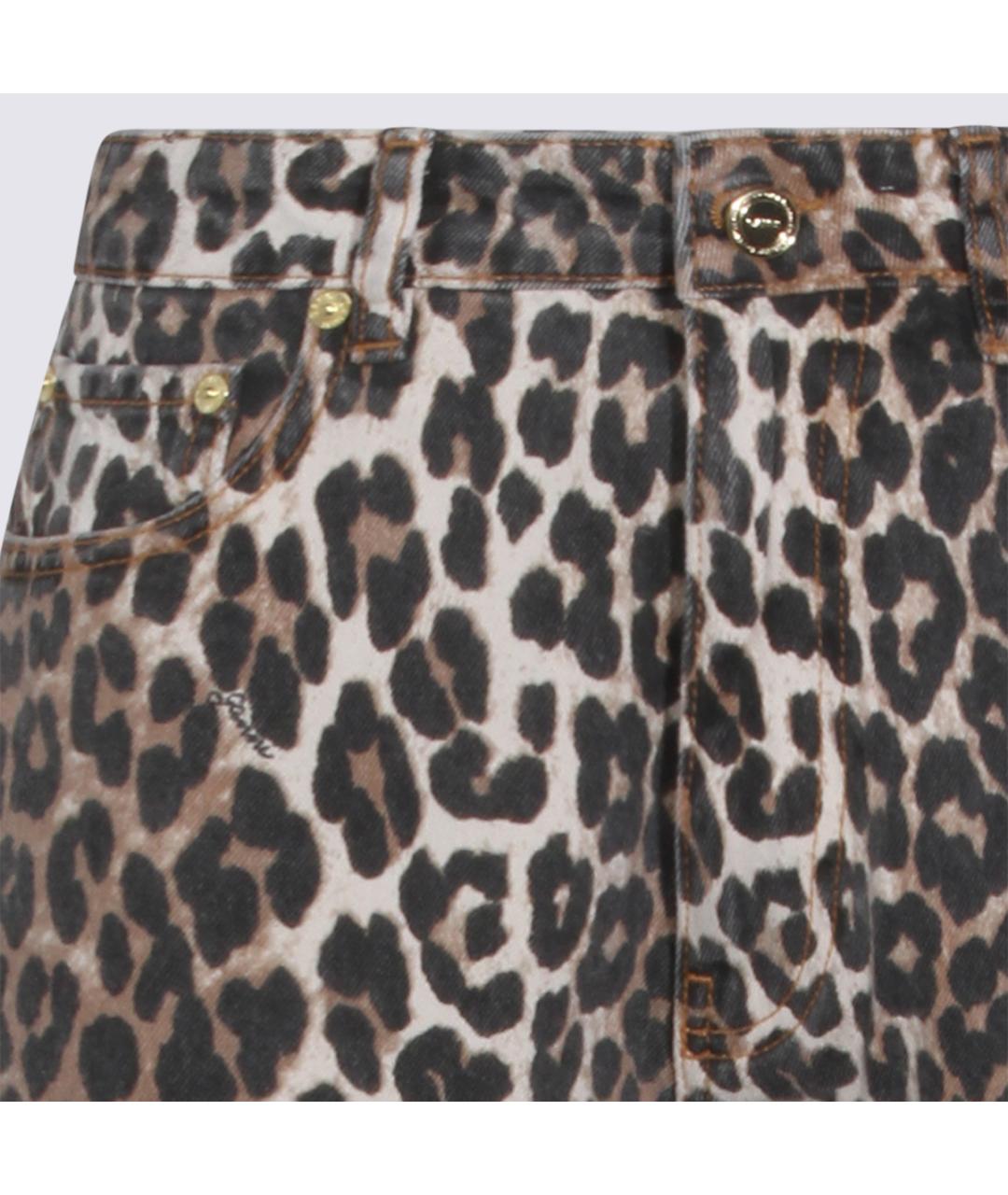 GANNI Мульти хлопковые прямые джинсы, фото 3