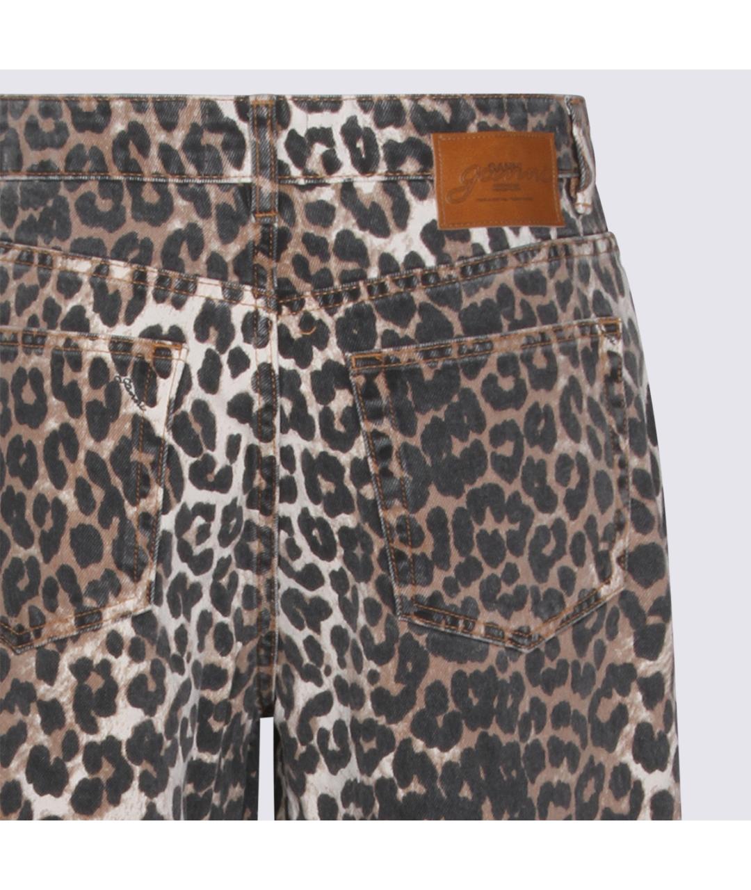 GANNI Мульти хлопковые прямые джинсы, фото 4