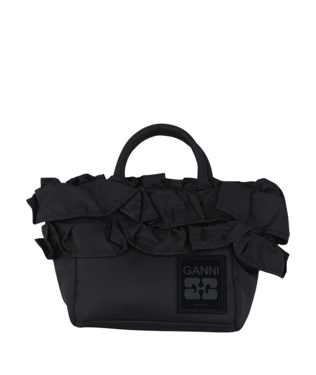GANNI Черная сумка через плечо, фото 1