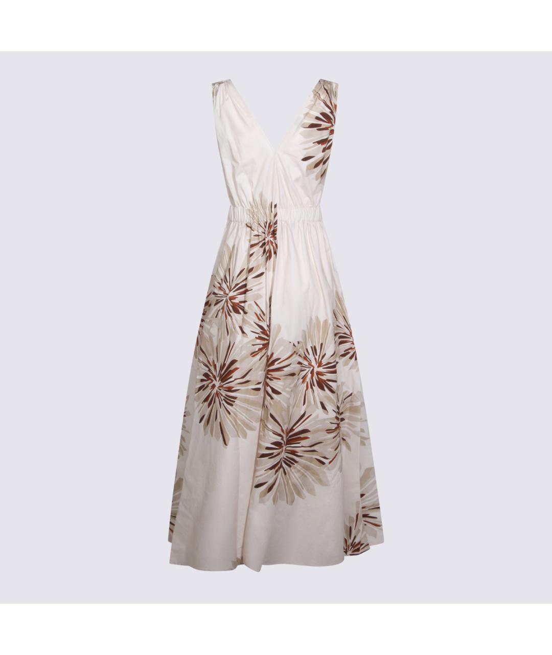 BRUNELLO CUCINELLI Мульти хлопковое повседневное платье, фото 2