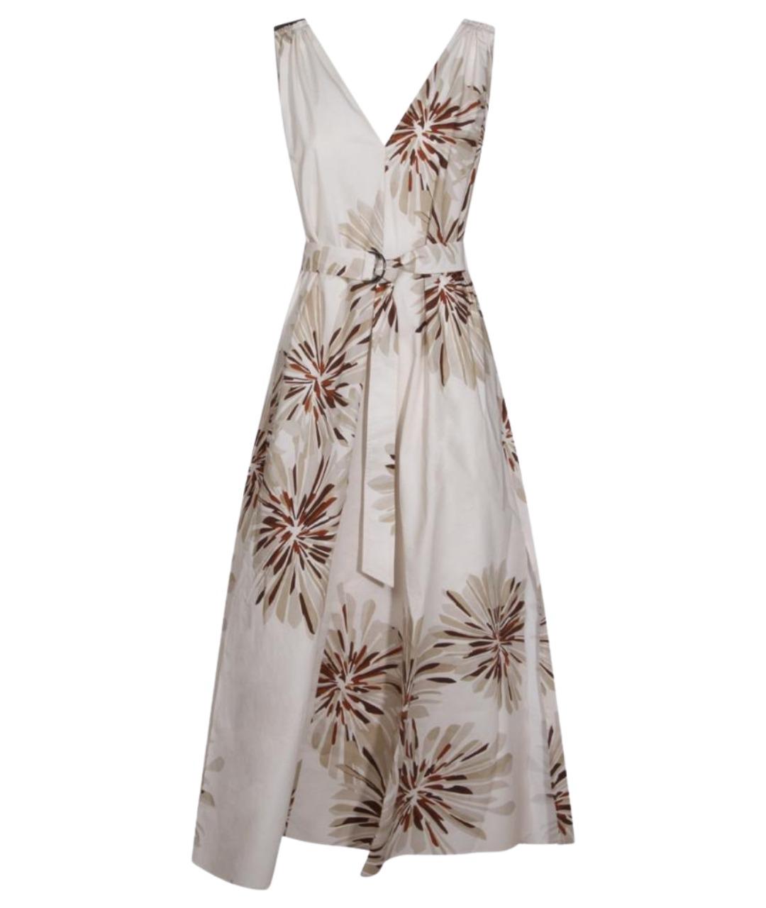 BRUNELLO CUCINELLI Мульти хлопковое повседневное платье, фото 1