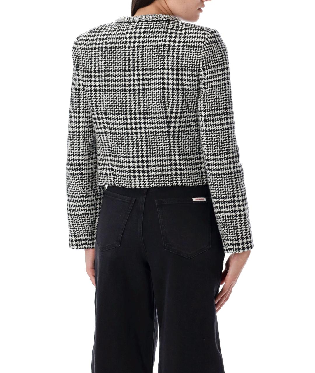 SELF-PORTRAIT Мульти полиэстеровый жакет/пиджак, фото 3