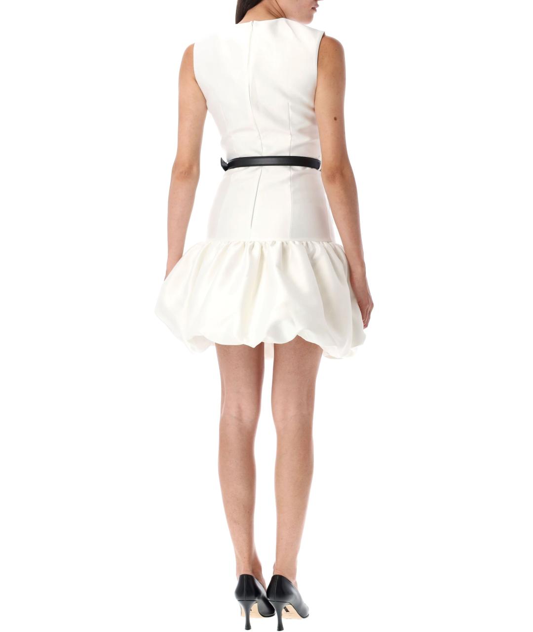 SELF-PORTRAIT Белое полиэстеровое коктейльное платье, фото 3