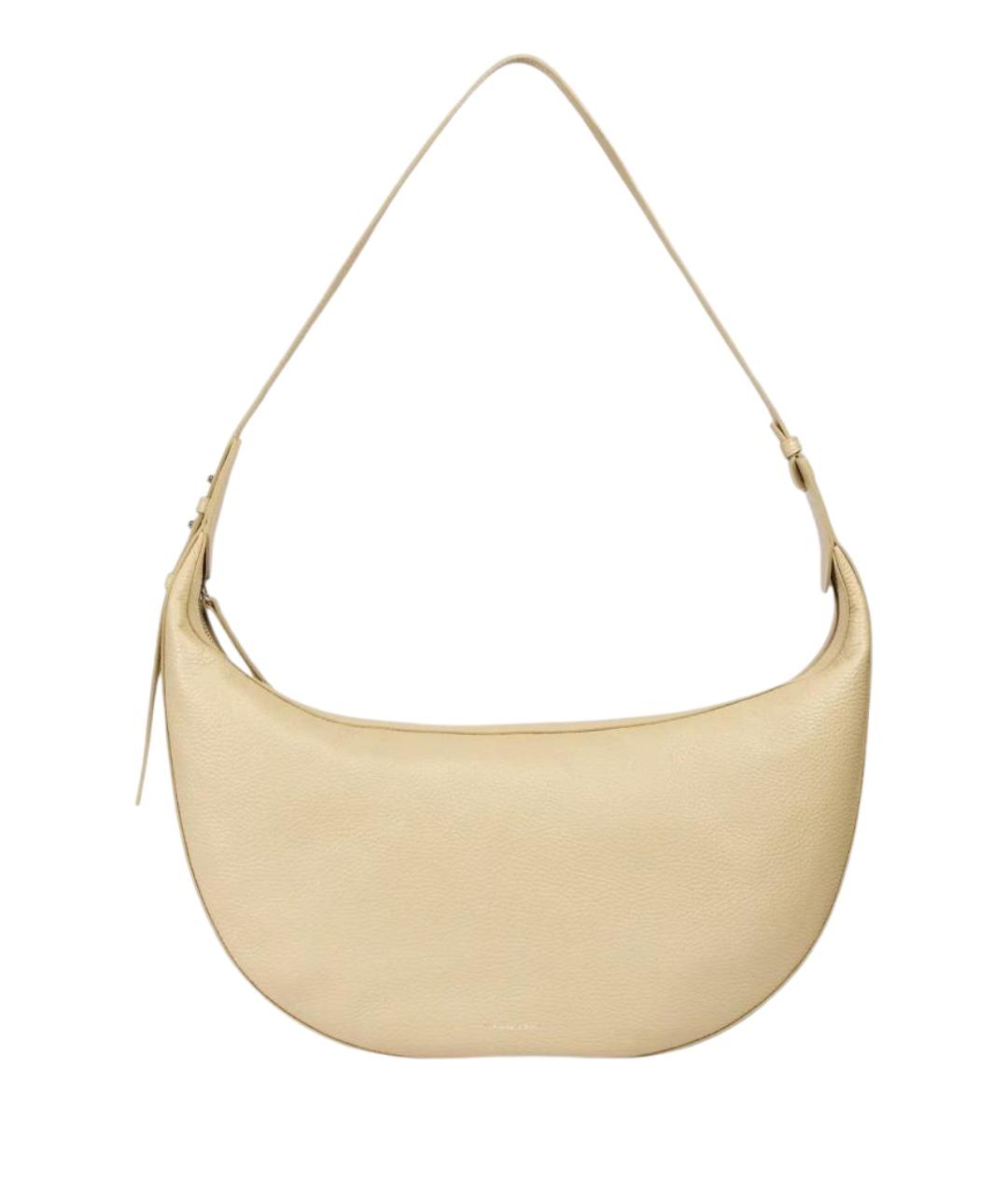 LIVIANA CONTI Бежевая кожаная сумка через плечо, фото 1