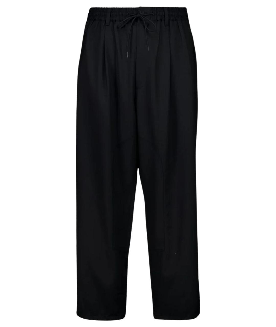 Y-3 Черные полиэстеровые повседневные брюки, фото 1