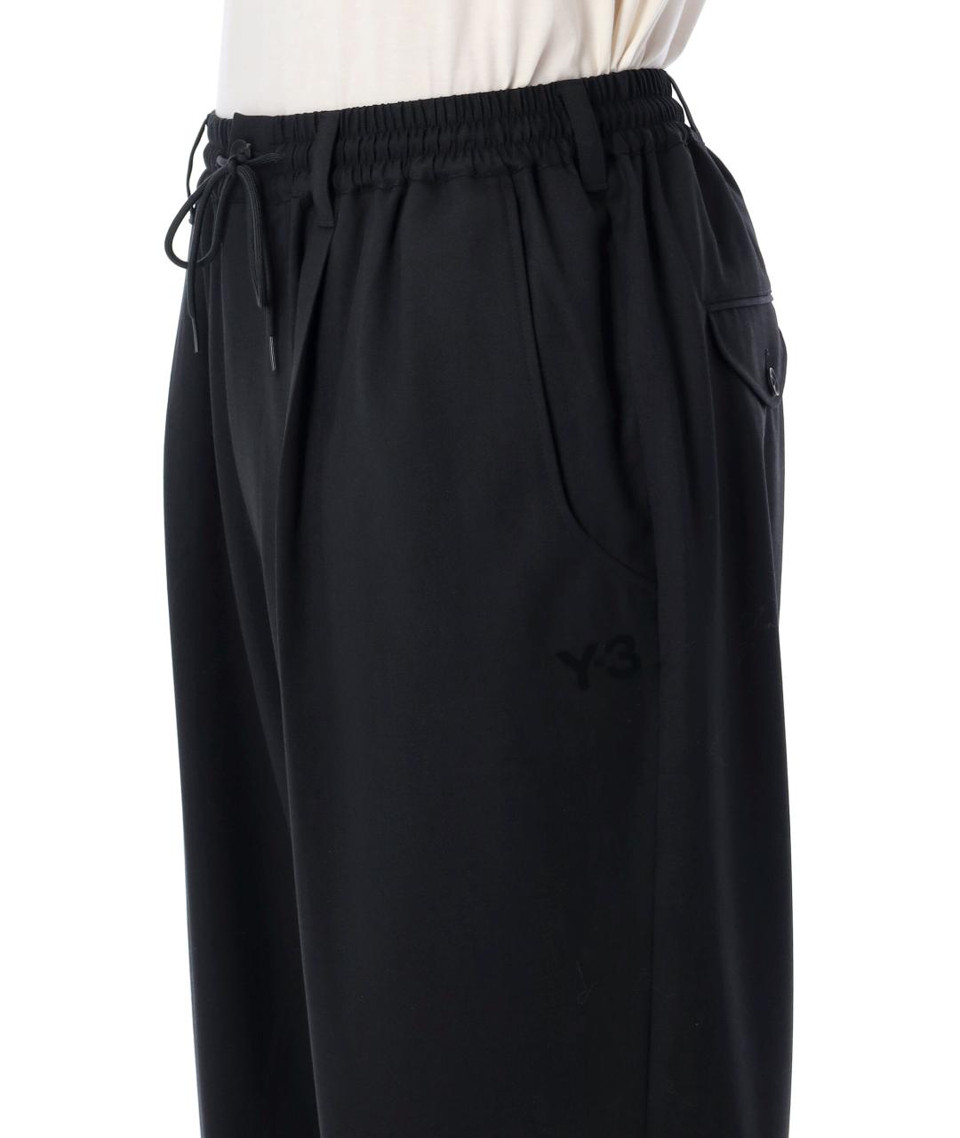 Y-3 Черные полиэстеровые повседневные брюки, фото 4