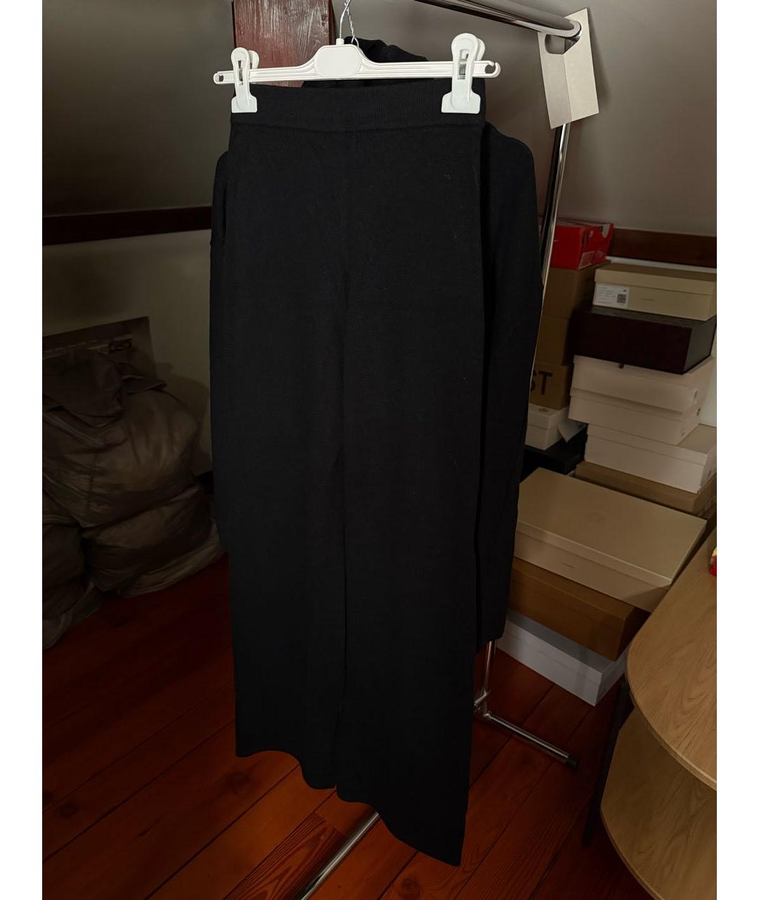 12 STOREEZ Черный шерстяной костюм с брюками, фото 7