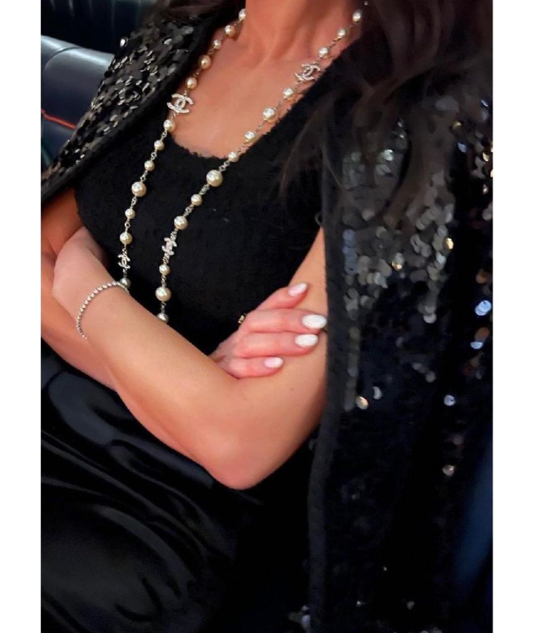 CHANEL Белое колье, фото 3