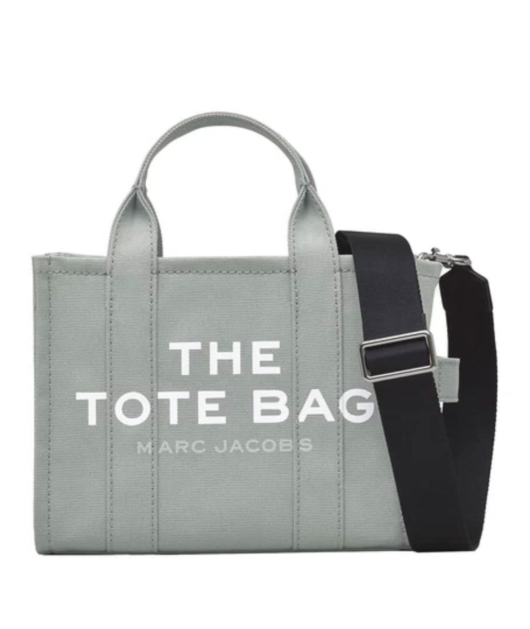 MARC JACOBS Серая тканевая сумка тоут, фото 9