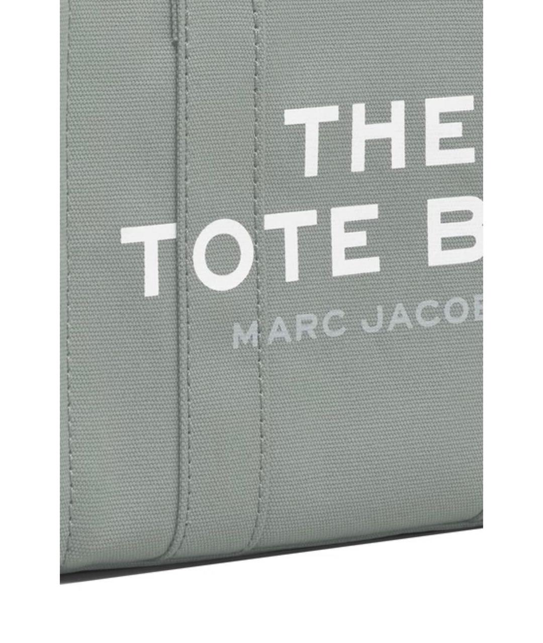 MARC JACOBS Серая тканевая сумка тоут, фото 7