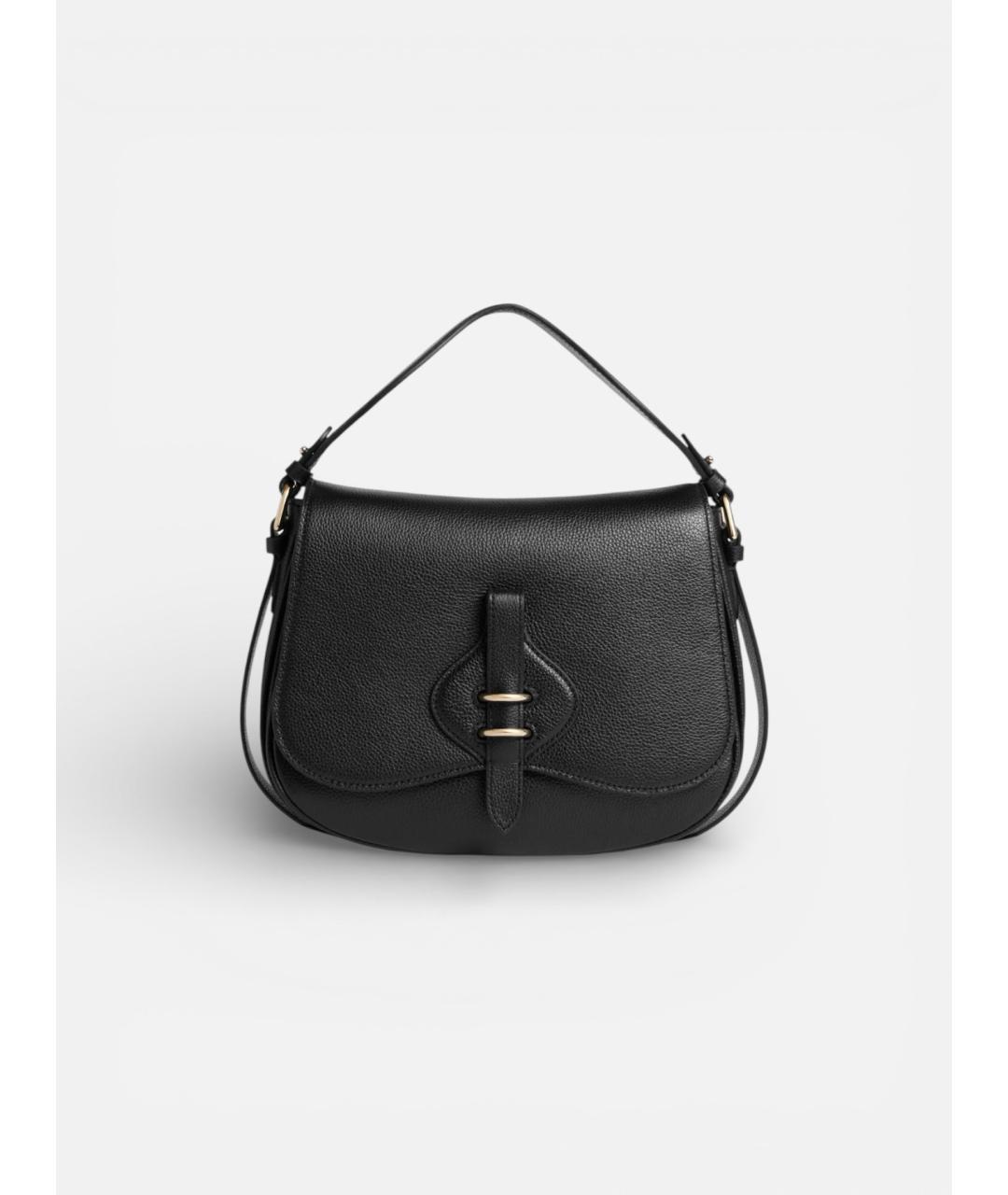 COCCINELLE Черная кожаная сумка через плечо, фото 4