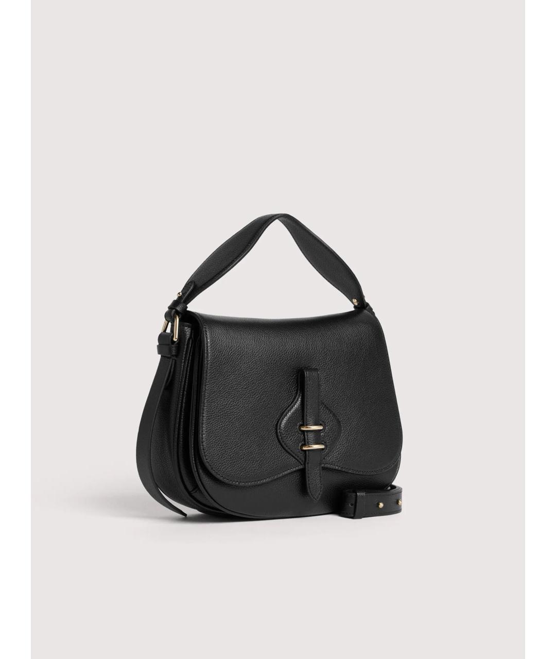 COCCINELLE Черная кожаная сумка через плечо, фото 2