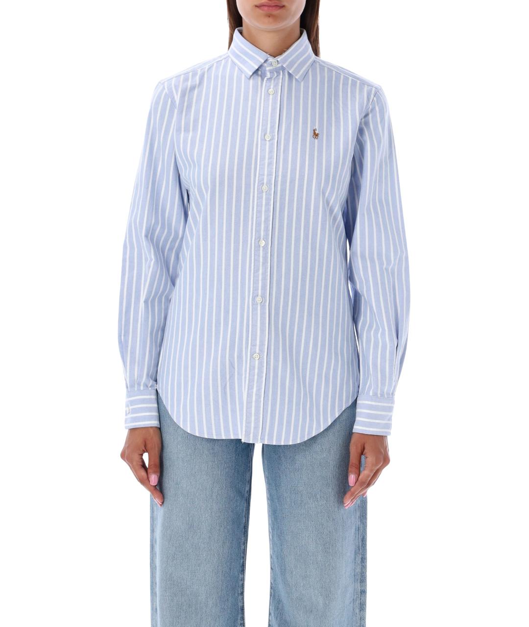 POLO RALPH LAUREN Голубая хлопковая рубашка, фото 1