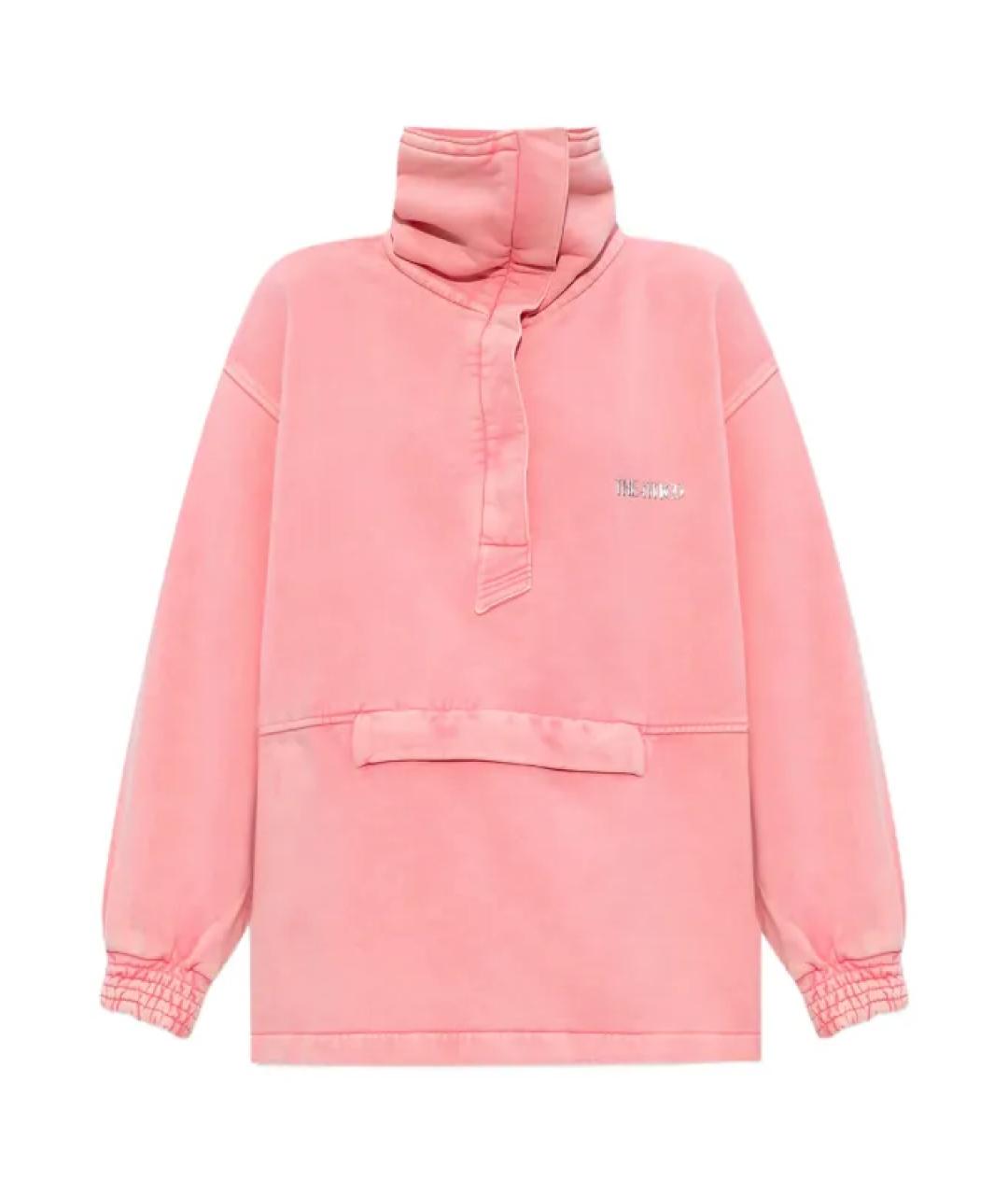 THE ATTICO Розовая хлопковая куртка, фото 1