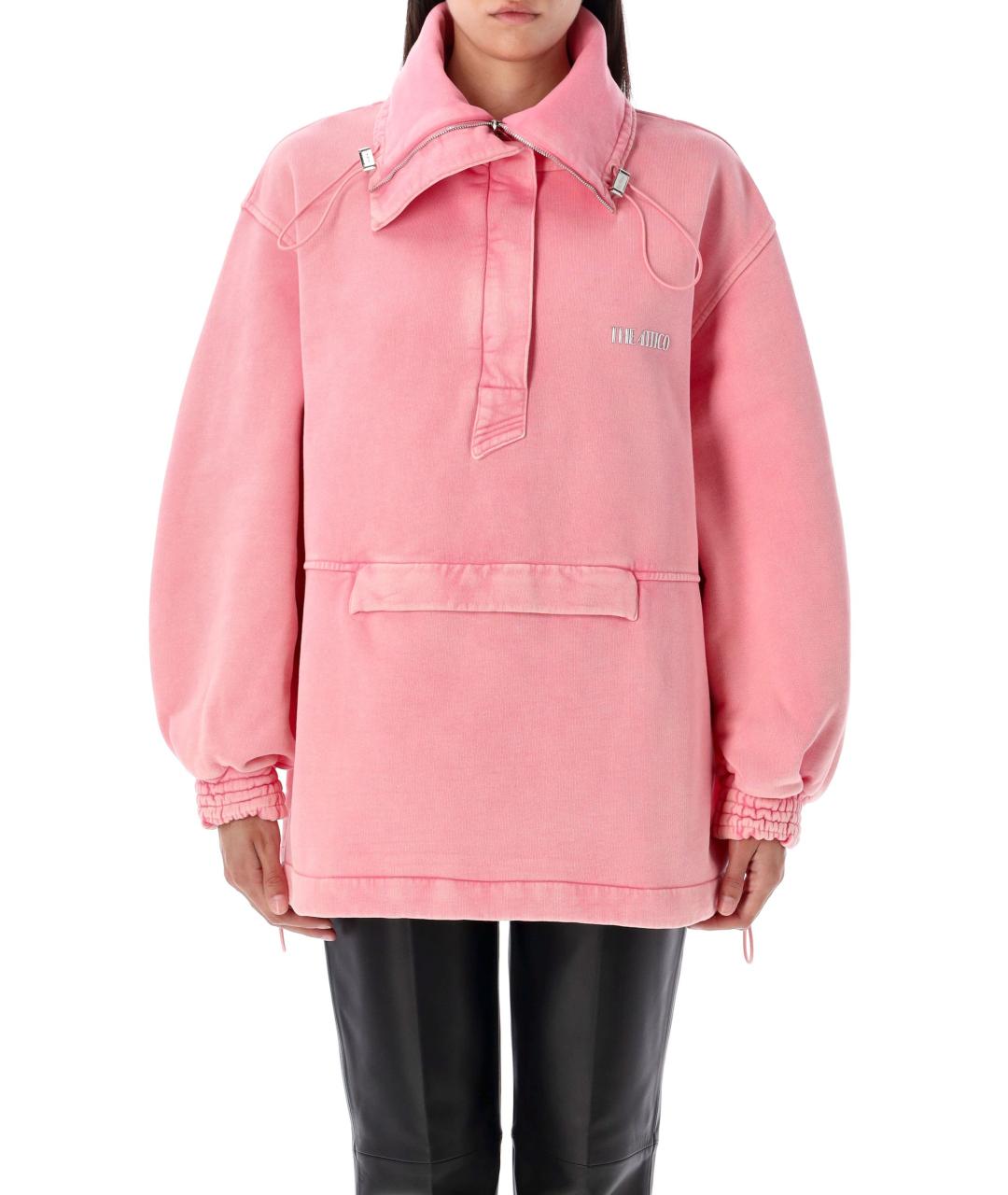 THE ATTICO Розовая хлопковая куртка, фото 2