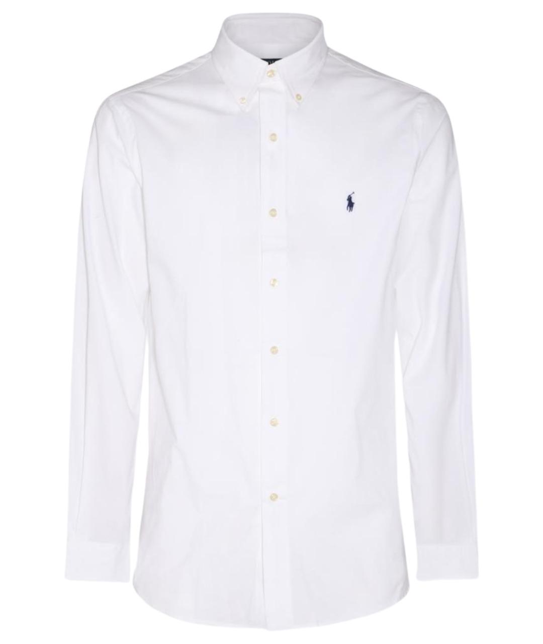 POLO RALPH LAUREN Белая хлопковая кэжуал рубашка, фото 1