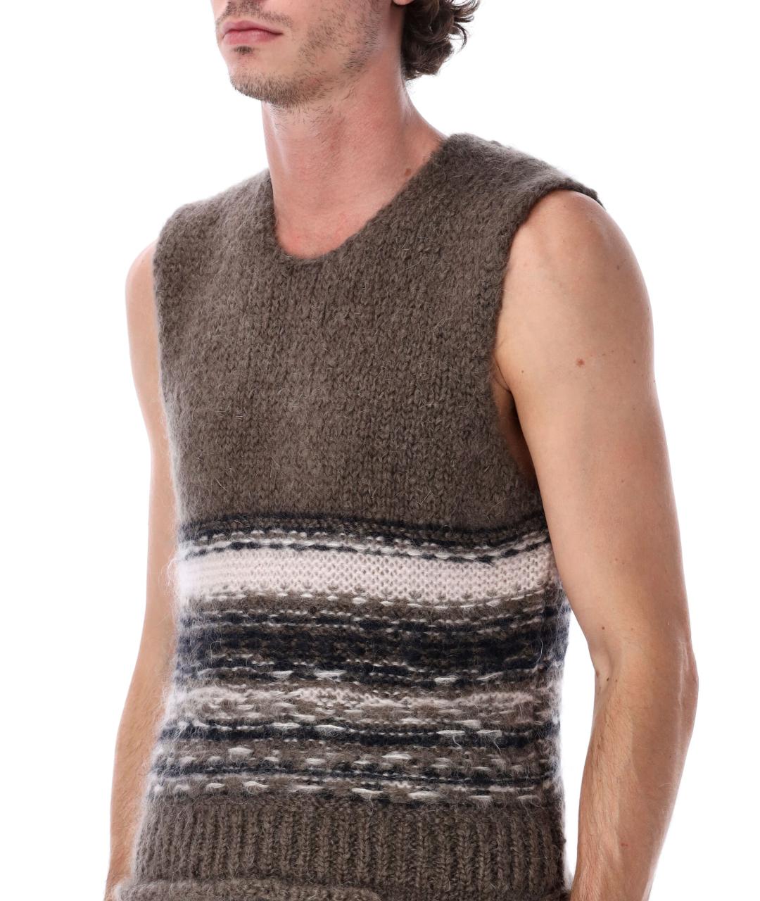 OUR LEGACY Мульти шерстяная жилетка, фото 4