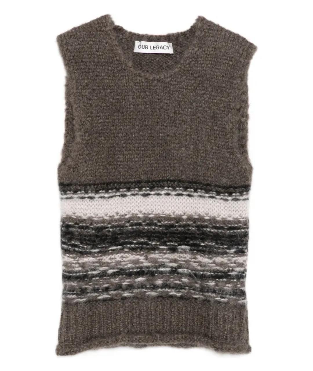 OUR LEGACY Мульти шерстяная жилетка, фото 1