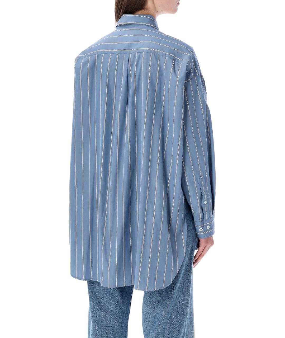 A.P.C. Синяя хлопковая рубашка, фото 2