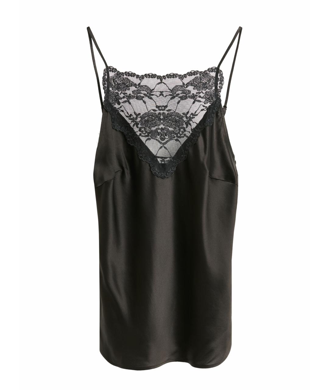 BY MALENE BIRGER Черная ацетатная майка, фото 1