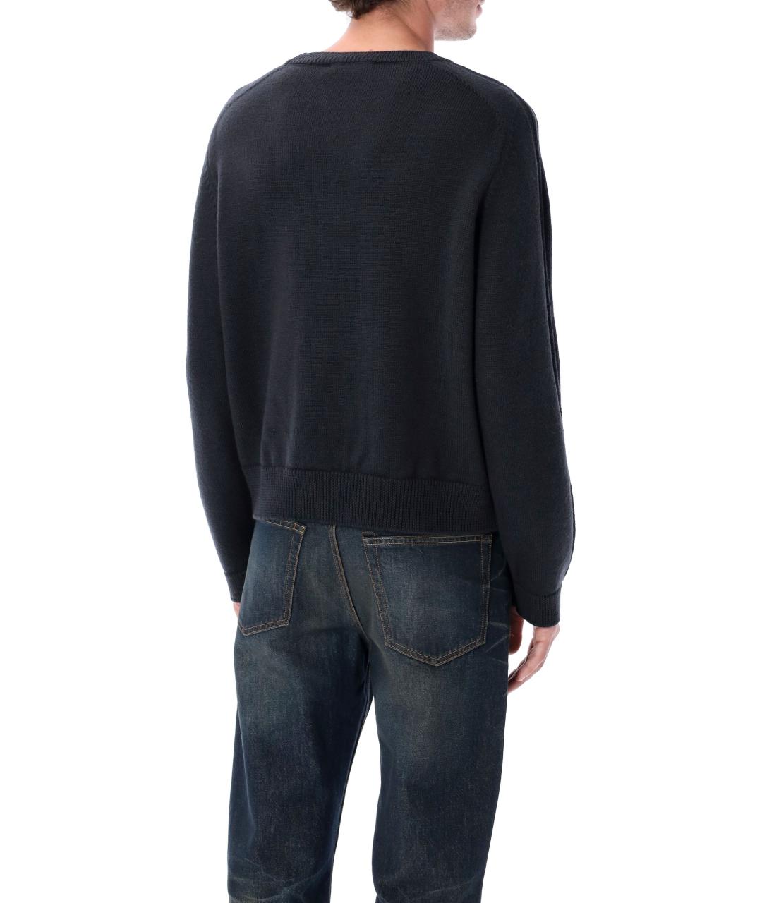 OUR LEGACY Черный шерстяной джемпер / свитер, фото 2