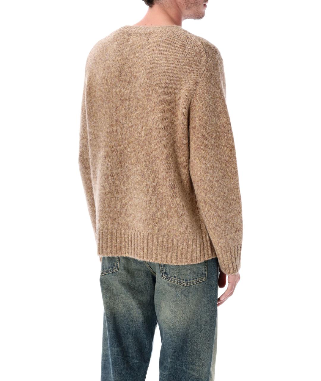 CORRIDOR Коричневый шерстяной джемпер / свитер, фото 2