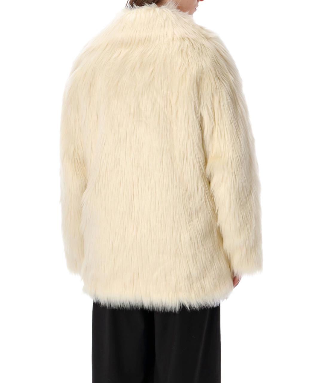 STAND STUDIO Бежевое полиэстеровое пальто, фото 3