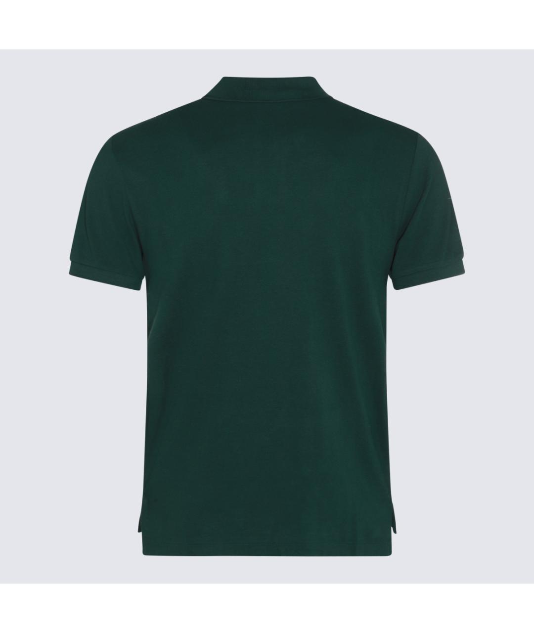 POLO RALPH LAUREN Зеленая хлопковая футболка, фото 2