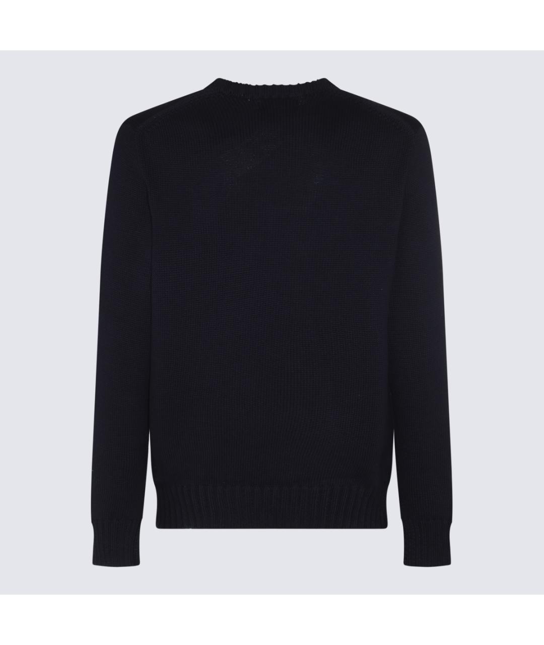 POLO RALPH LAUREN Синий хлопковый джемпер / свитер, фото 2