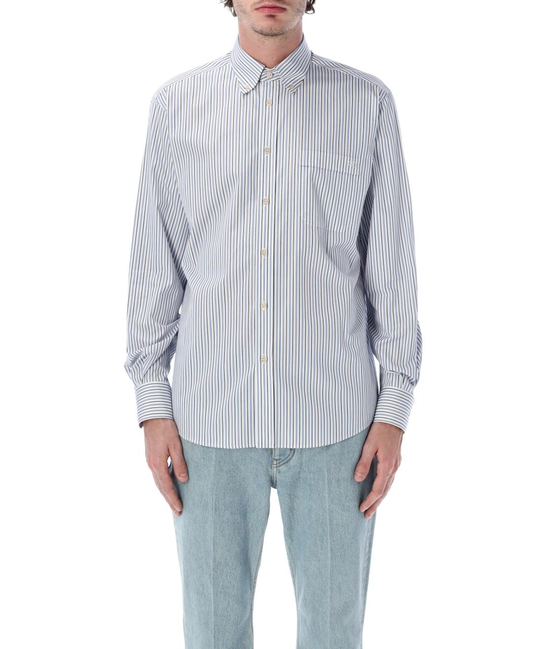 VALENTINO Мульти хлопковая классическая рубашка, фото 1