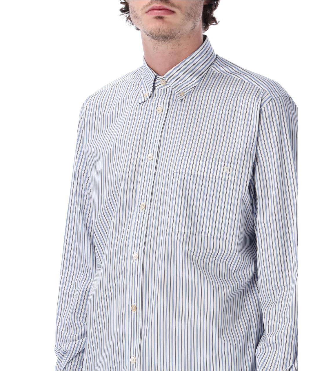 VALENTINO Мульти хлопковая классическая рубашка, фото 3