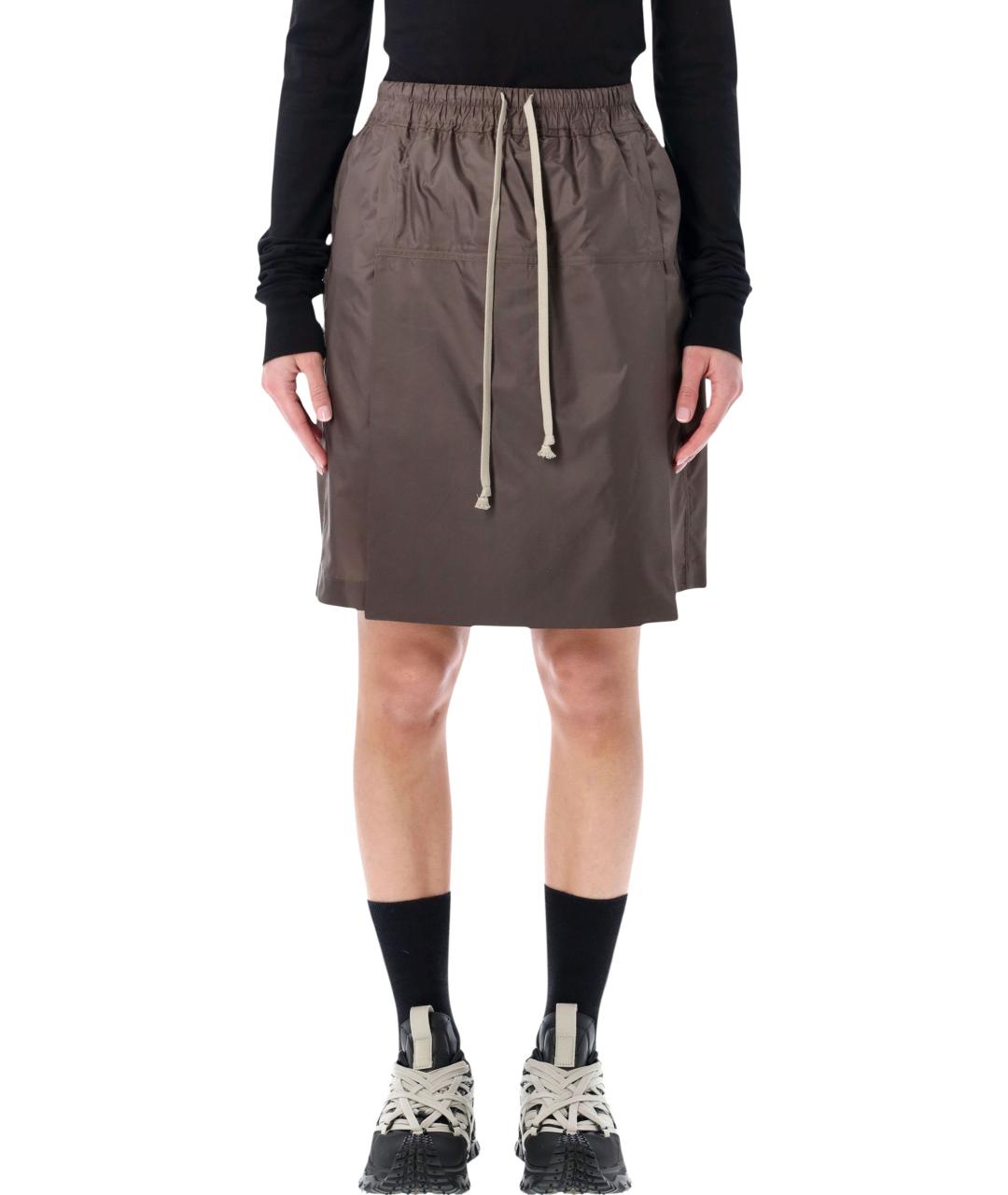 MONCLER Серые полиэстеровые шорты, фото 2