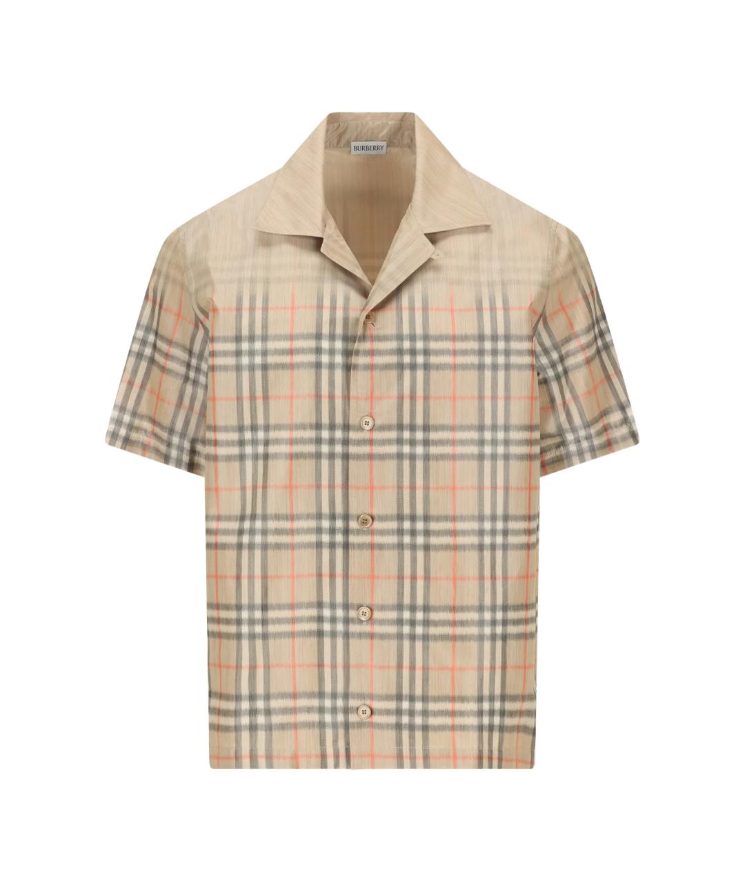 BURBERRY Бежевая кэжуал рубашка, фото 1