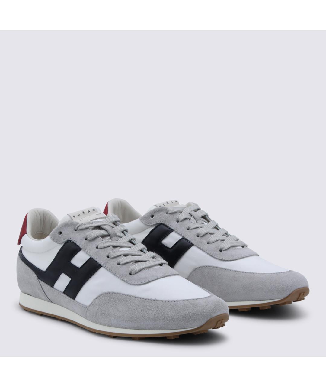 HOGAN Мульти кожаные низкие кроссовки / кеды, фото 2