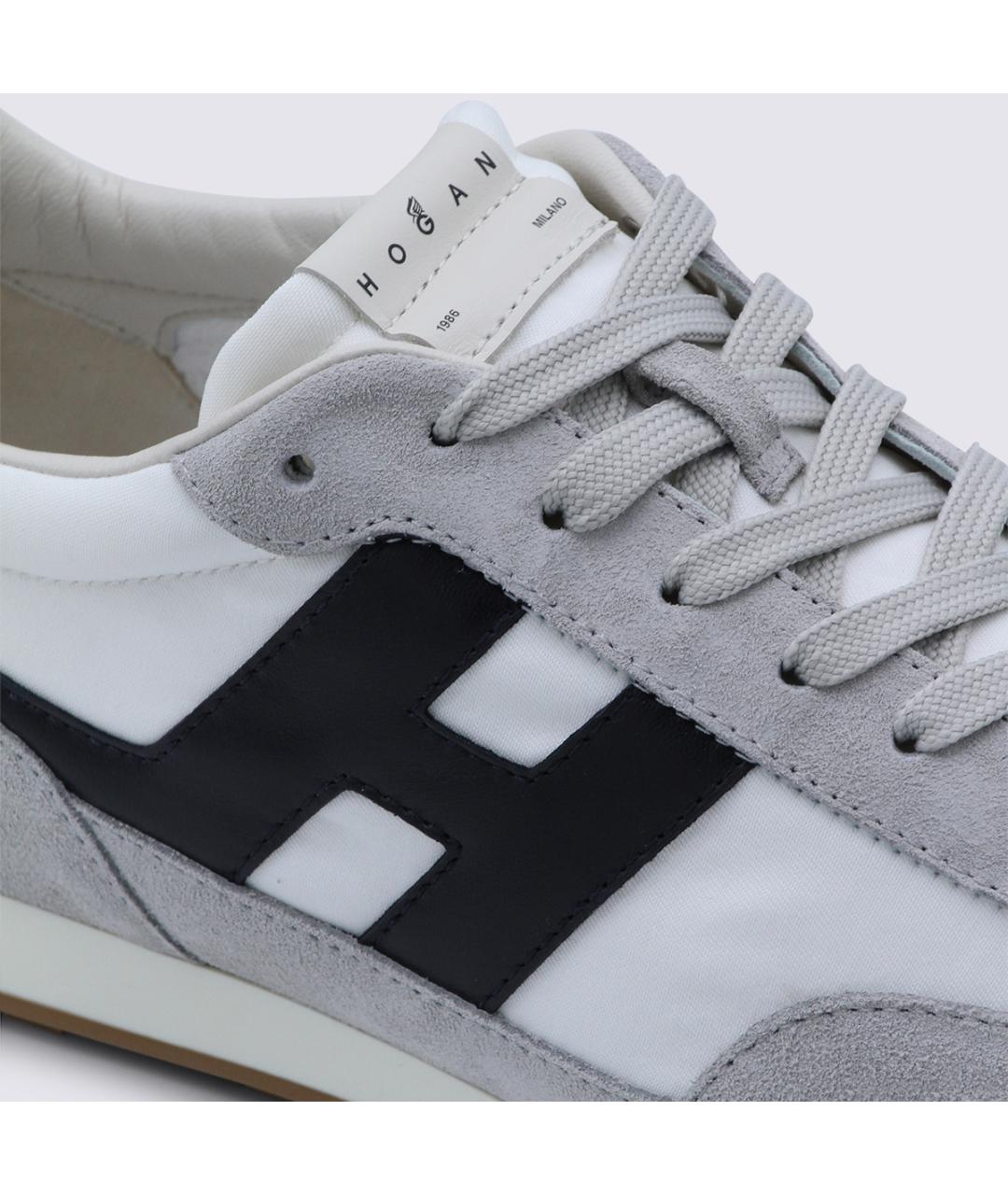 HOGAN Мульти кожаные низкие кроссовки / кеды, фото 4