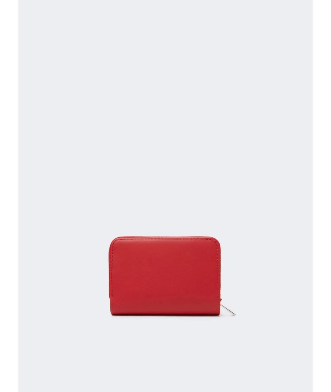 WEEKEND MAX MARA Красный кожаный кошелек, фото 3