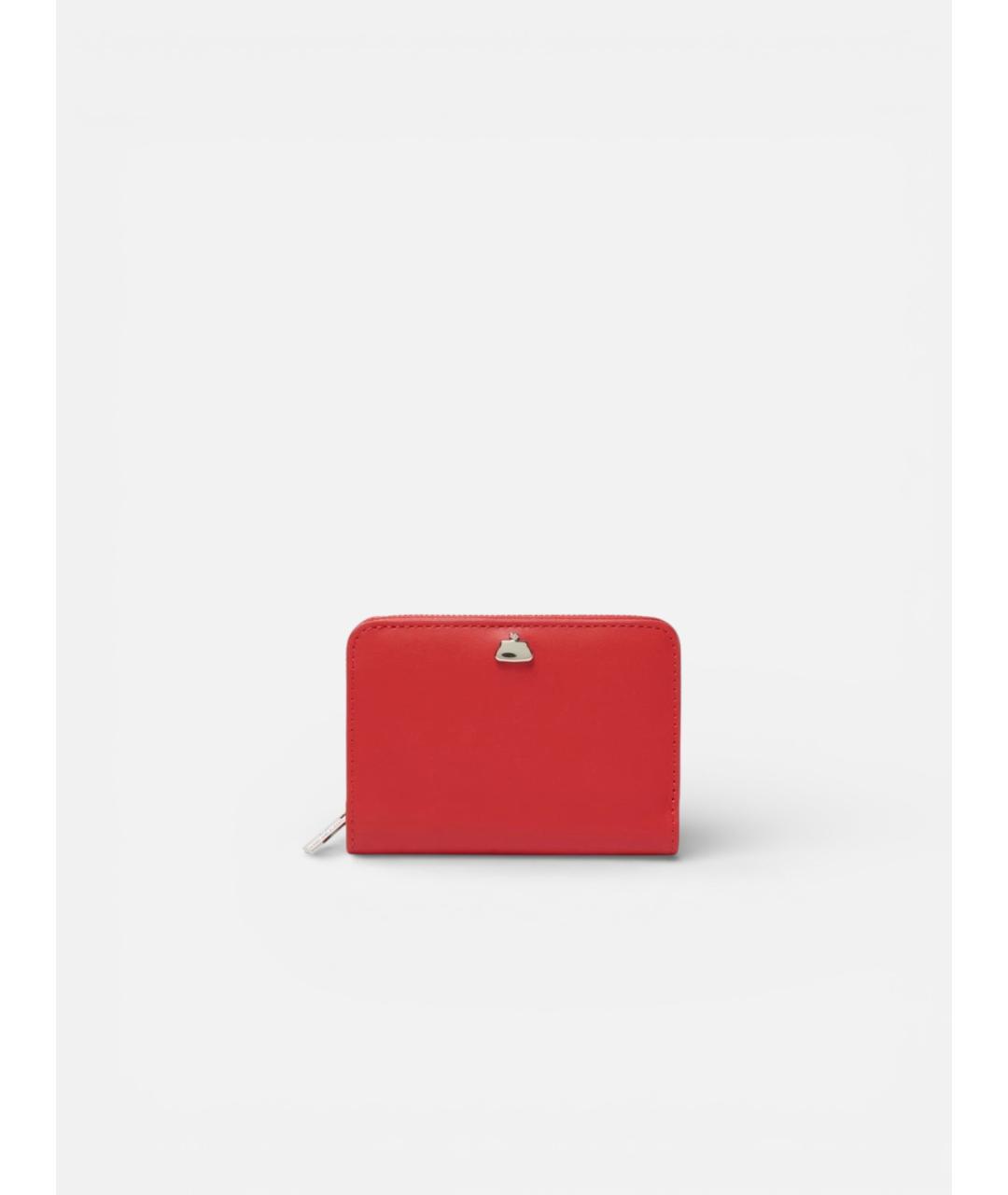 WEEKEND MAX MARA Красный кожаный кошелек, фото 5