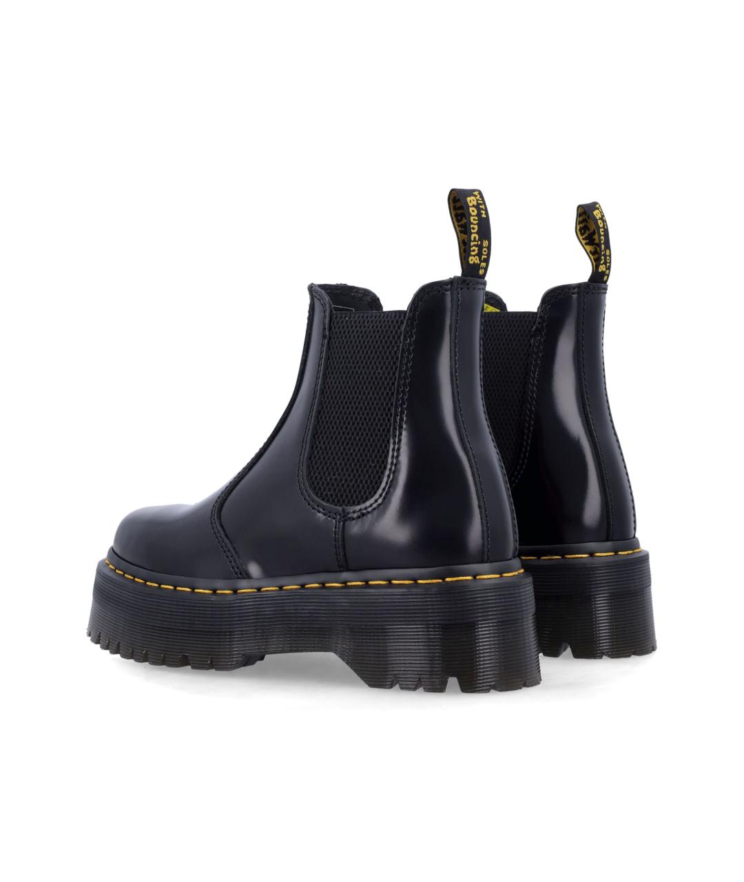 DR. MARTENS Черные кожаные ботинки, фото 5