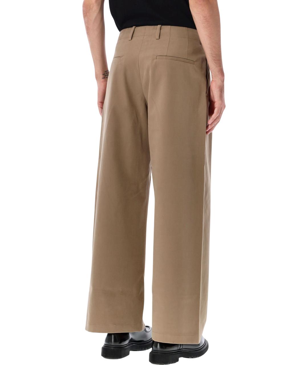 OUR LEGACY Хаки хлопковые повседневные брюки, фото 2