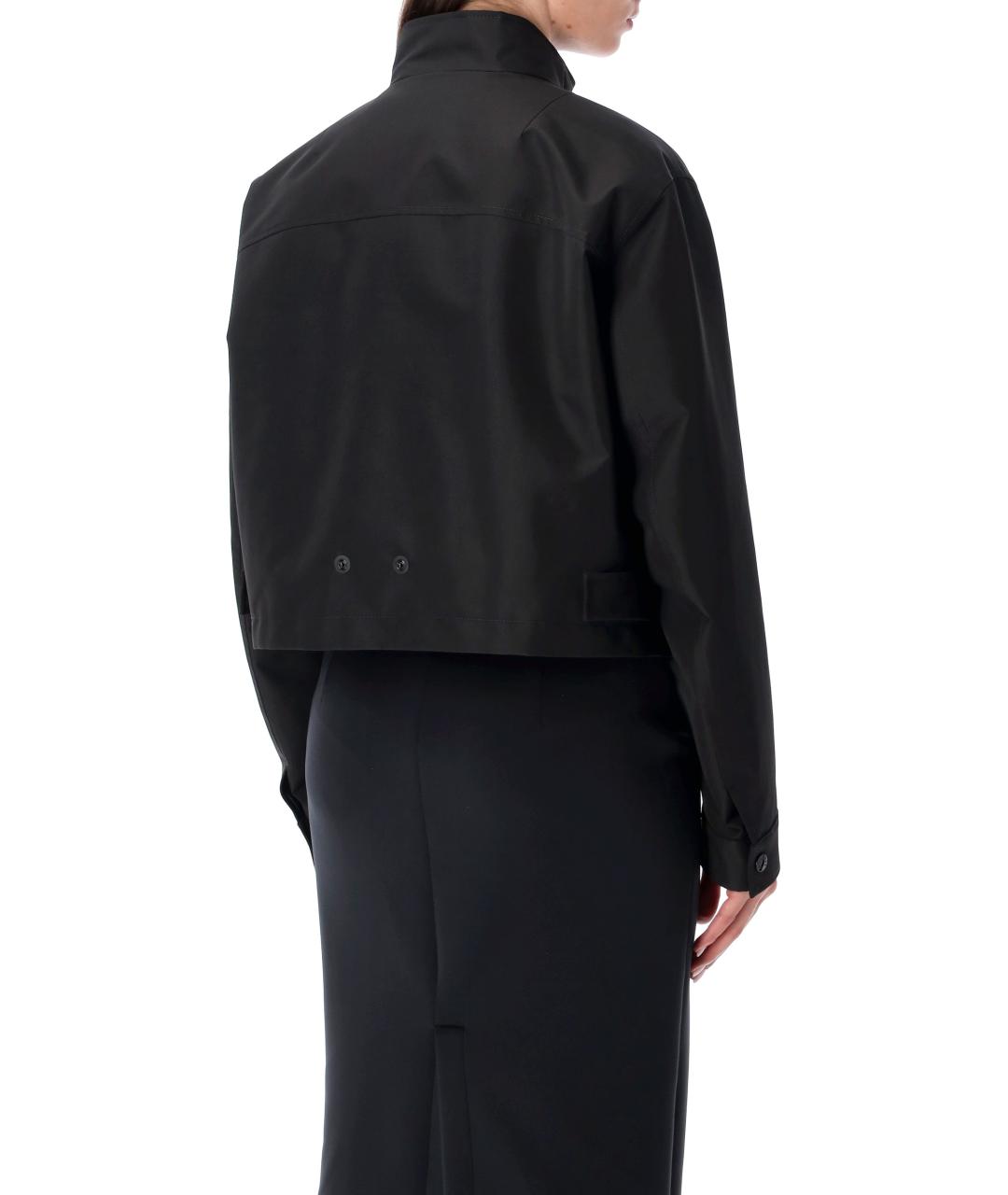 MONCLER Черная полиэстеровая куртка, фото 3