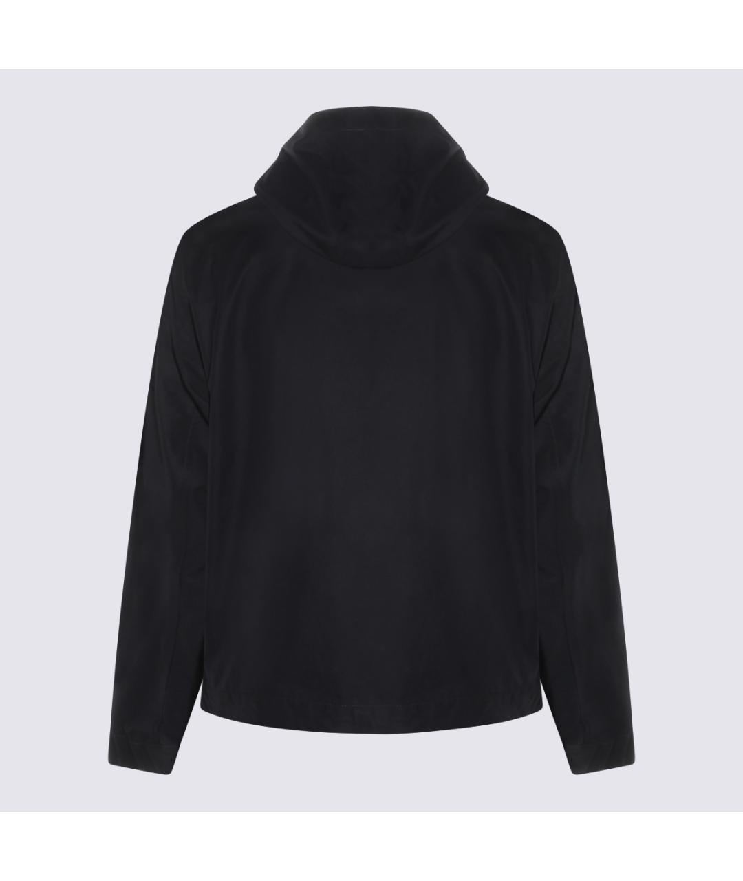 STONE ISLAND Черная хлопковая куртка, фото 2