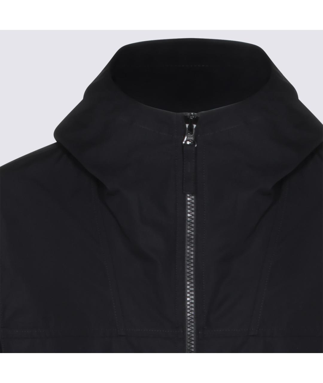 STONE ISLAND Черная хлопковая куртка, фото 4