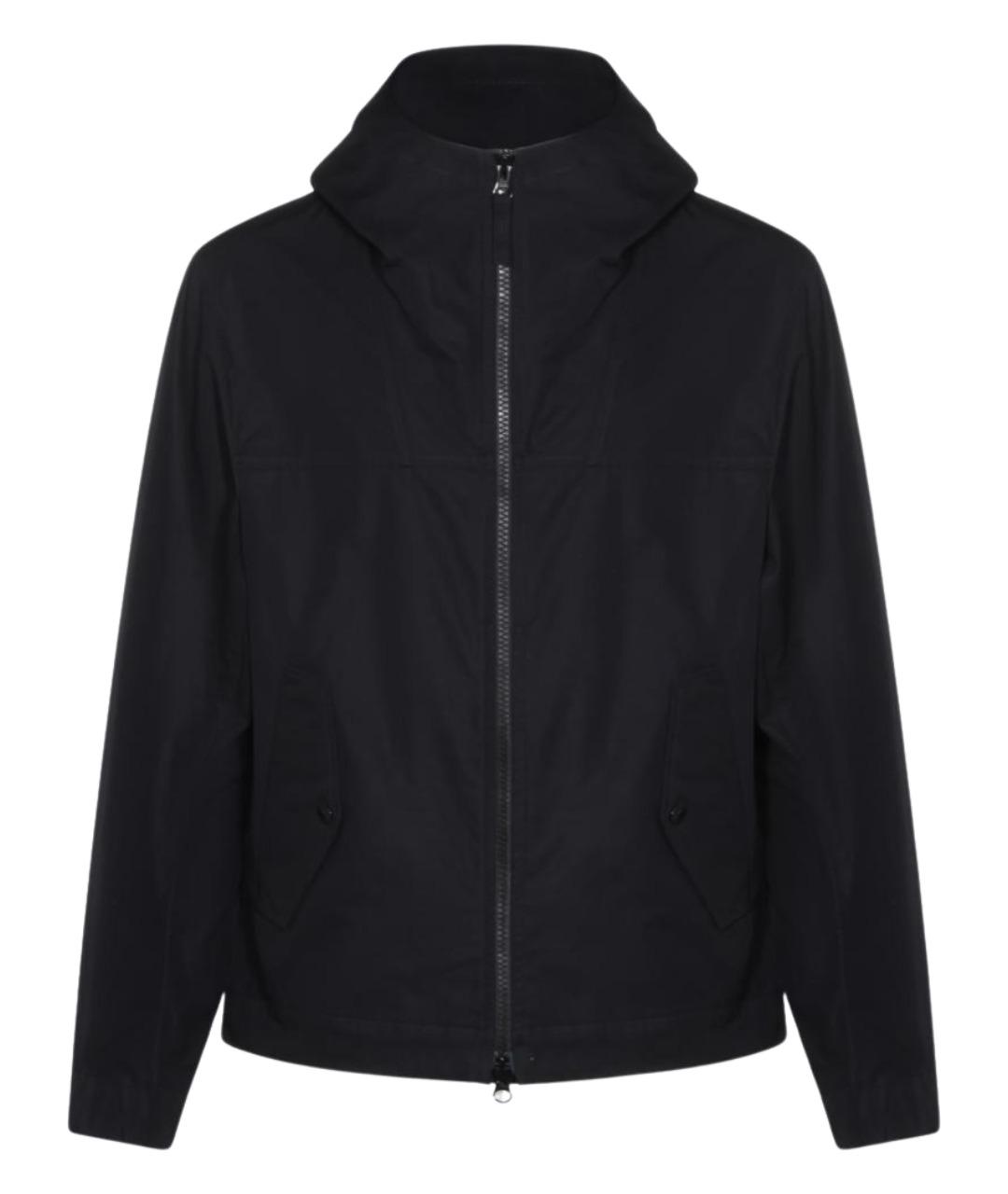 STONE ISLAND Черная хлопковая куртка, фото 1